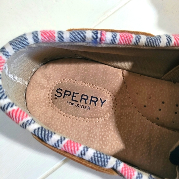 Sperry Top-sider Ivyfish Stripe Navy Boat Shoe, 8M - Picture 5 of 10